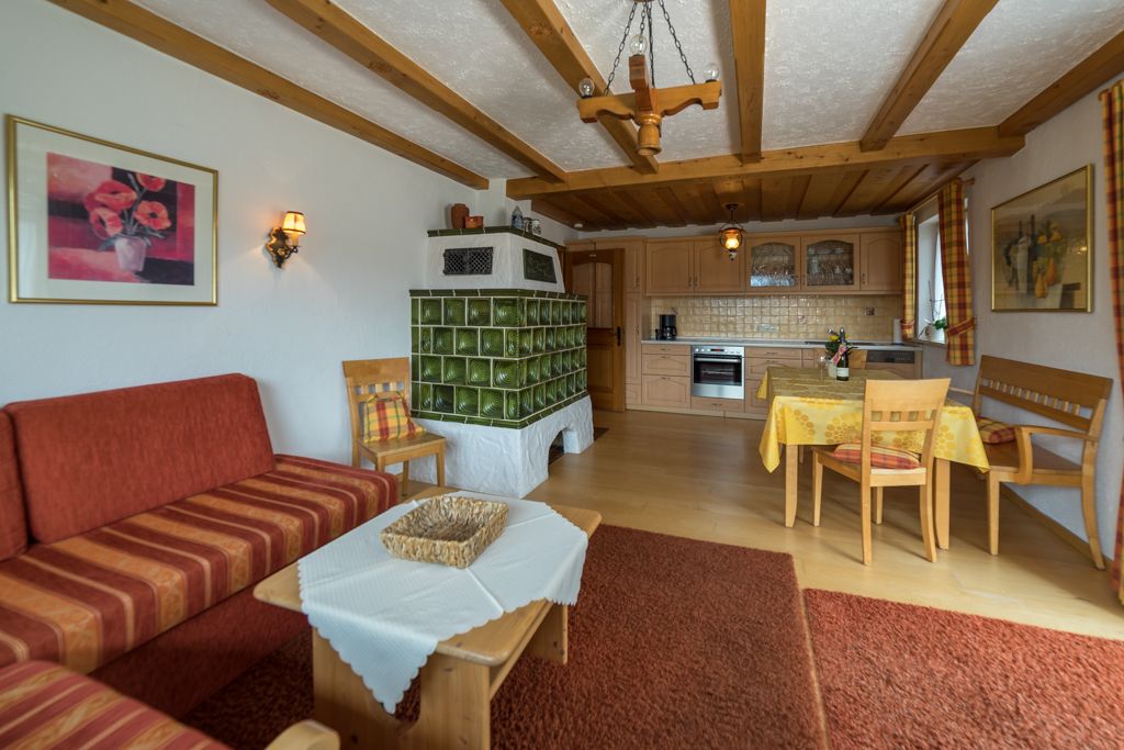 Gästehaus Funk Wallgau - Ferienwohnung Karwendel Küche