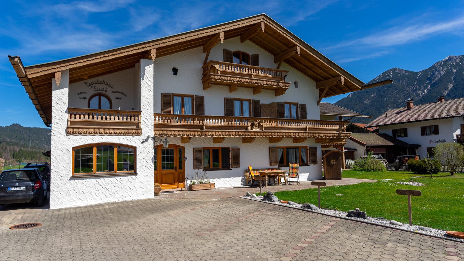 Gästehaus Funk Wallgau - Aussenansicht